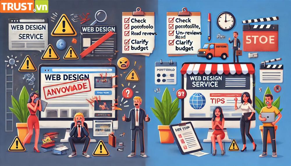 Những Sai Lầm Khi Thuê Dịch Vụ Thiết Kế Web Và Cách Tránh