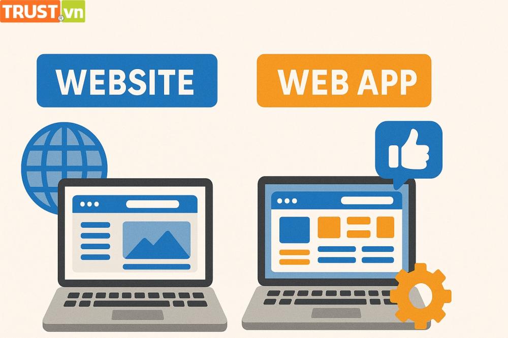 Sự Khác Nhau Giữa Website và Web App