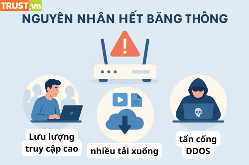 Những Nguyên Nhân Gây Hết Băng Thông Website