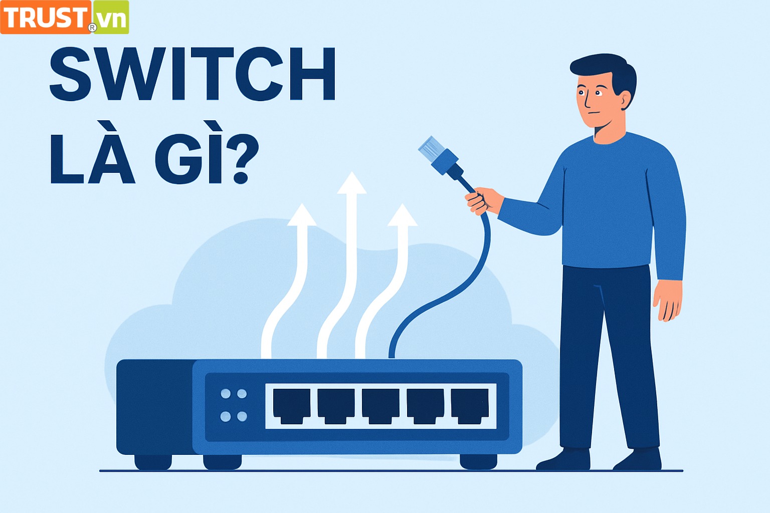 Tìm hiểu về switch – “người điều phối” trong mạng nội bộ
