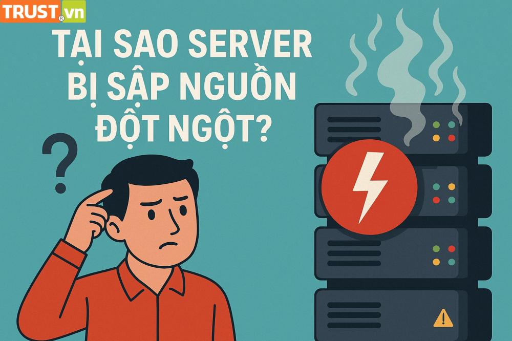 Tại sao server bị sập nguồn đột ngột?