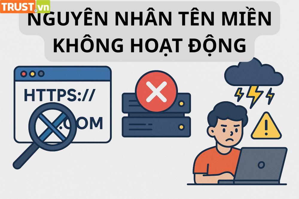 Nguyên nhân khiến tên miền không hoạt động