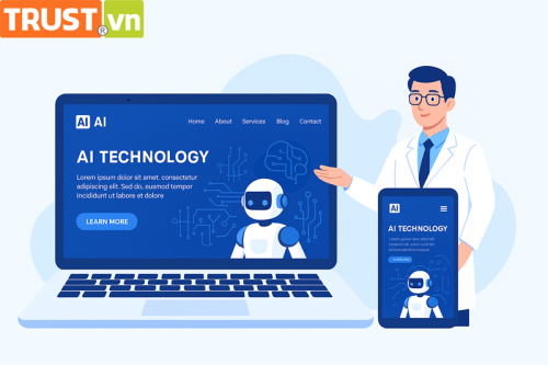 Thiết Kế Web Công Nghệ AI – Giải Pháp Quảng Bá Trí Tuệ Nhân Tạo Toàn Diện