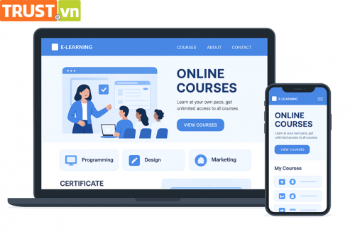 Thiết Kế Web Đào Tạo Trực Tuyến (E-learning) – Xu Hướng Mới Trong Giáo Dục