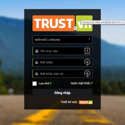 Giao diện chuyên nghiệp cho quản trị web TRUST.vn CMS