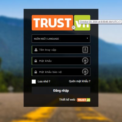 Giao diện chuyên nghiệp cho quản trị web TRUST.vn CMS
