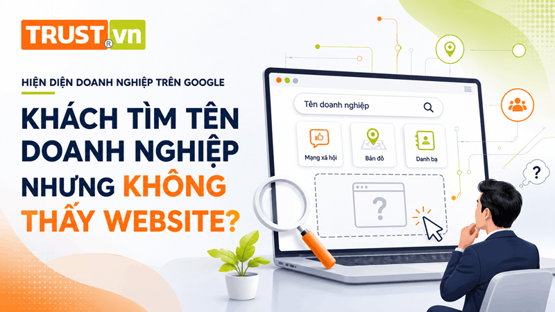 Khách tìm tên doanh nghiệp nhưng không thấy website?