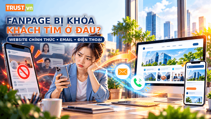 Fanpage bị khóa, khách hàng tìm doanh nghiệp ở đâu? 