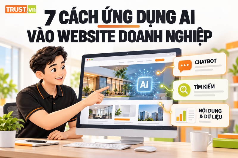 7 Cách Ứng Dụng AI Vào Website Doanh Nghiệp Hiệu Quả