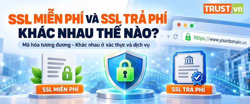 SSL miễn phí và SSL trả phí khác nhau thế nào?